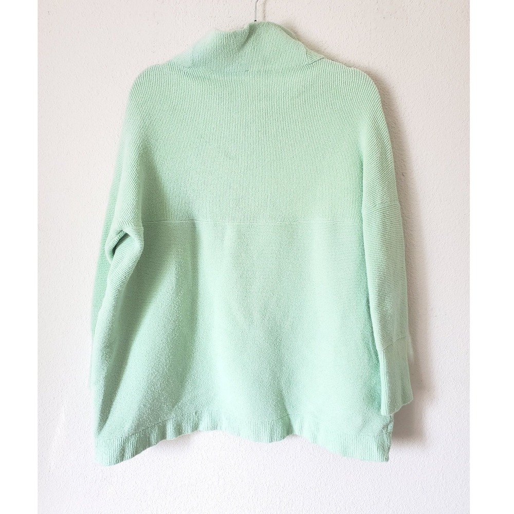 Free People Ottoman Slouchy Tunic Sweater AGreen Mock Neck OB432957 Large - Picture 16 of 16